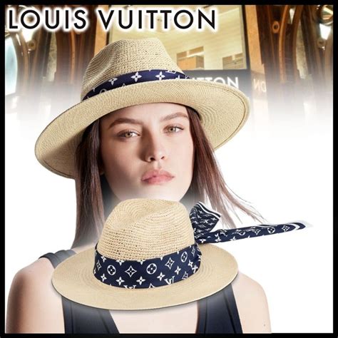 louis vuitton straw hat.